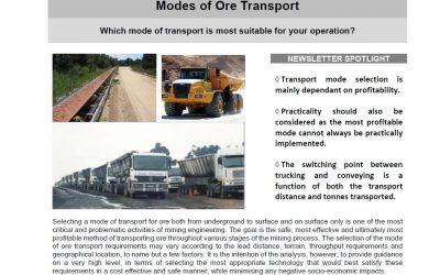January 2019 – Ore Transport